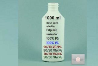 Base uden Nikotin 250 - 500 - 1000 ml - 1000 ml, 30/70 VG/PG