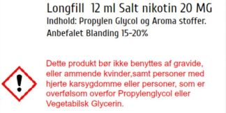 Longfill  12 ml Salt nikotin 20 MG