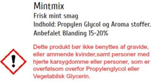 1. Longfill - 50 ml - Nikotinsalt - MintMix